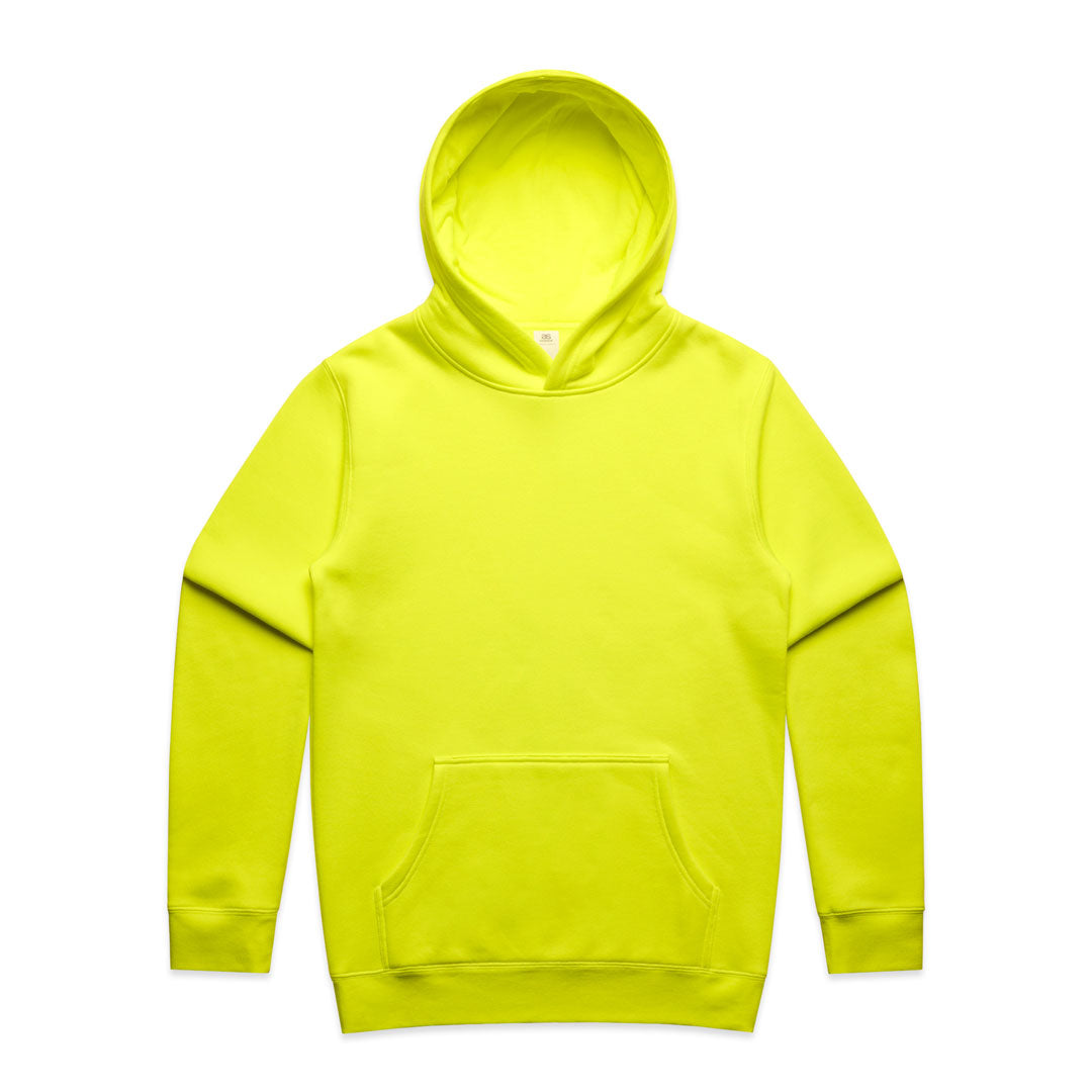 House of Uniforms The Stencil Hi Vis Hoodie | Adults AS Colour Hi Vis Yellow