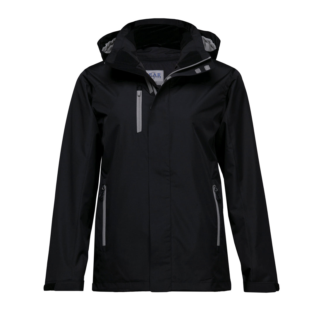 House of Uniforms The Nordic Jacket | Adults Gear for Life Black/Aluminium