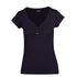 House of Uniforms Henley Tee | Women Ramo Navy