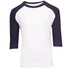 House of Uniforms The 3/4 Raglan Sleeve Tee | Kids Ramo White/Navy