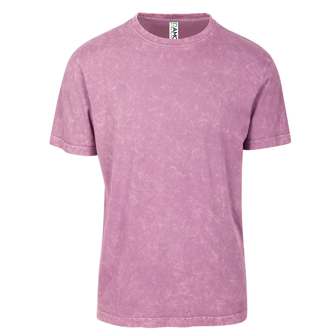 House of Uniforms The Stone Wash Tee | Mens Ramo Mauve1