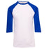 House of Uniforms The 3/4 Raglan Sleeve Tee | Men Ramo White/Royal