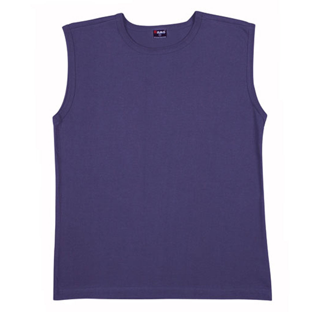 Ramo The Muscle Tee | Mens Navy Shirts & Tops