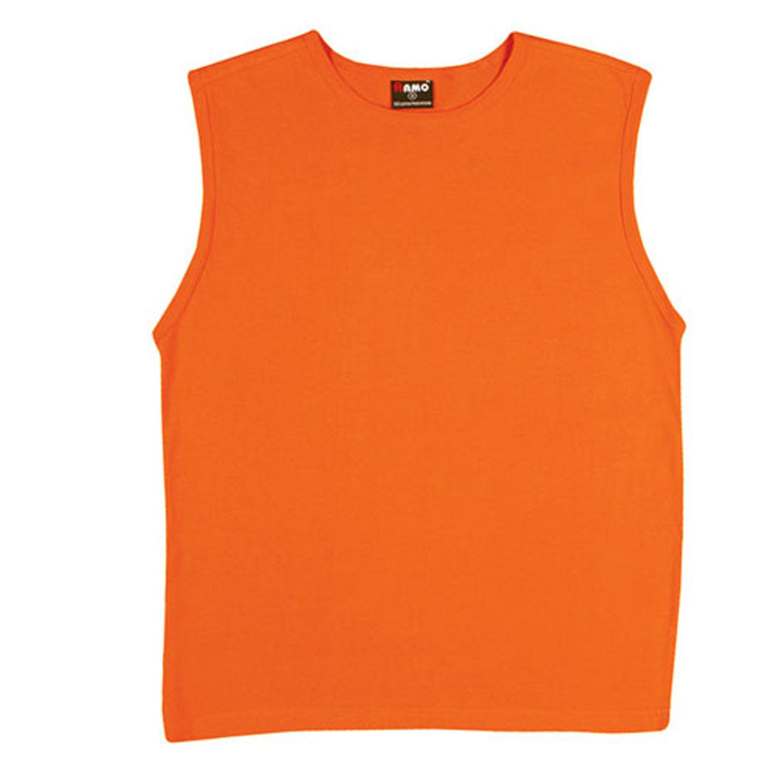Ramo The Muscle Tee | Mens Orange Shirts & Tops