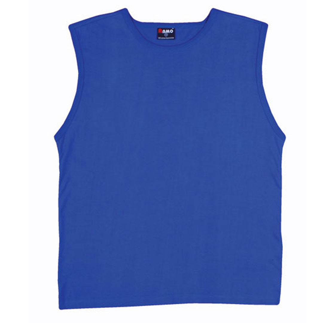 Ramo The Muscle Tee | Mens Royal Blue Shirts & Tops