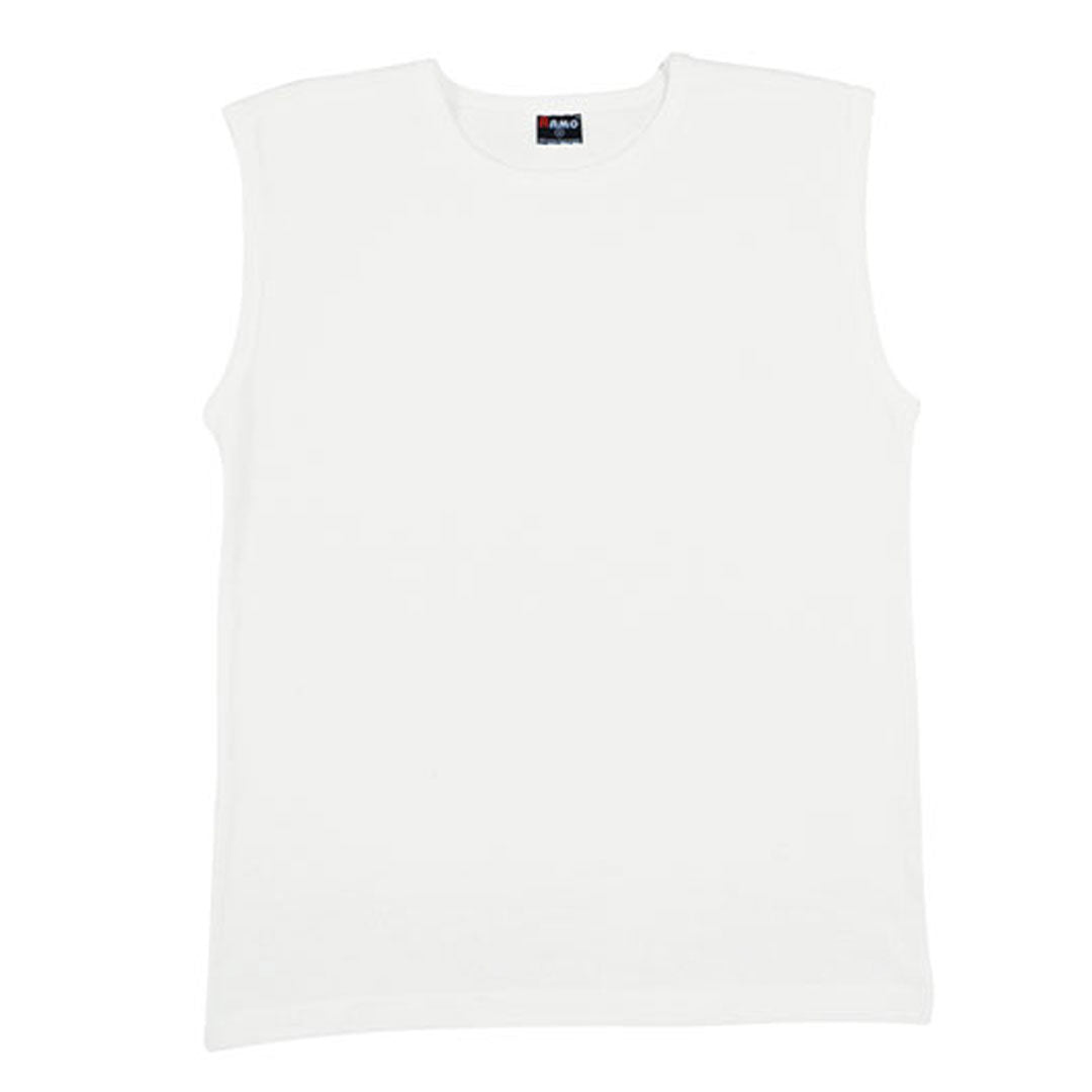 Ramo The Muscle Tee | Mens White Shirts & Tops