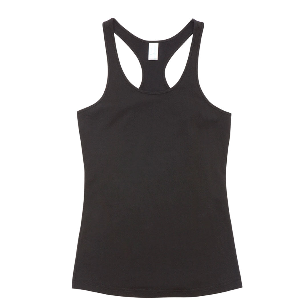 House of Uniforms The Cotton Racer Back Singlet | Kids Ramo Black