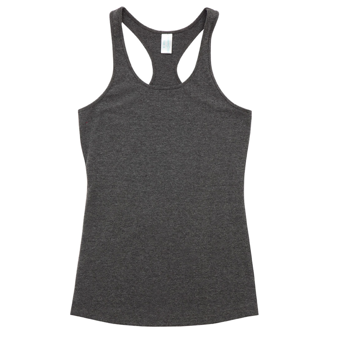 House of Uniforms The Cotton Racer Back Singlet | Kids Ramo Charcoal Marle
