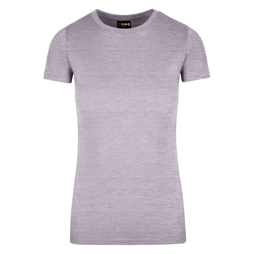House of Uniforms The American Style Crew Tee | Ladies Ramo Grey Marle