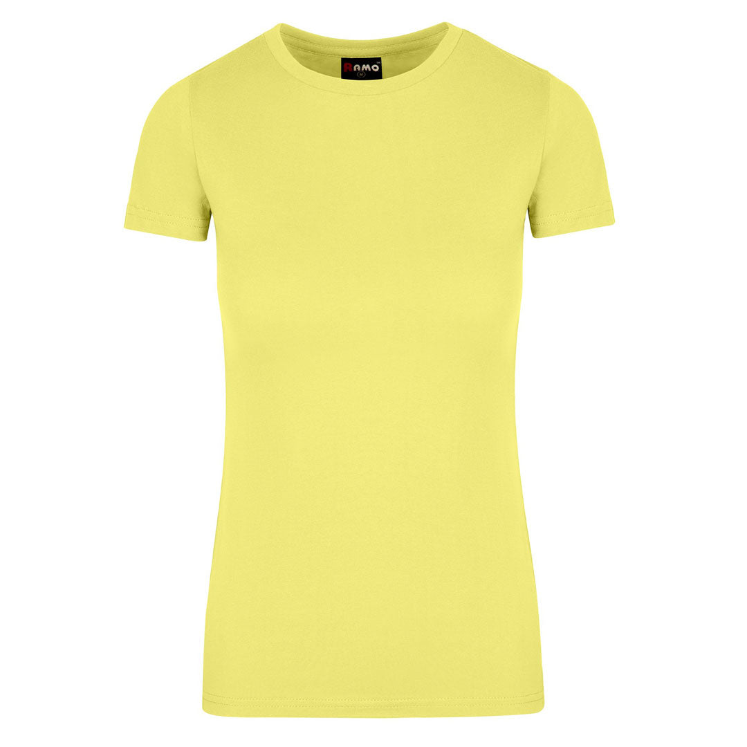 House of Uniforms The American Style Crew Tee | Ladies Ramo Lemon