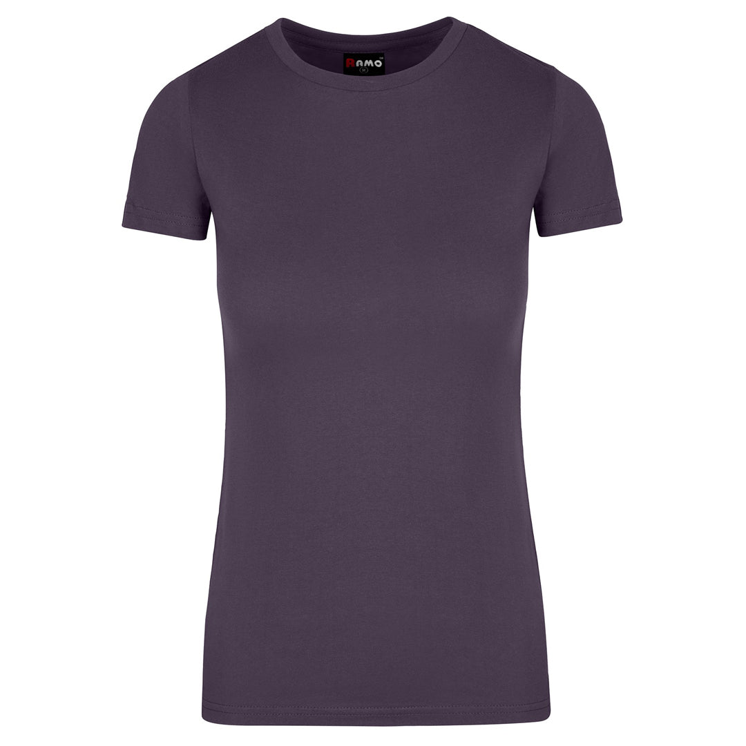 House of Uniforms The American Style Crew Tee | Ladies Ramo Charcoal