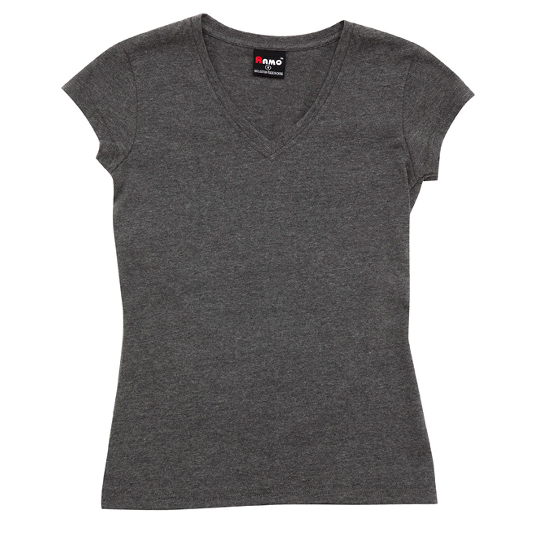 House of Uniforms The V-Neck Tee | Ladies | Slim Fit Ramo 