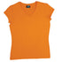 House of Uniforms The V-Neck Tee | Ladies | Slim Fit Ramo Orange