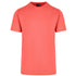 House of Uniforms The American Style Crew Tee | Men Ramo Coral Red