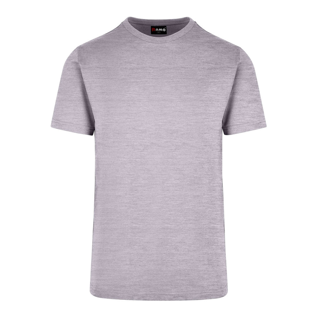 House of Uniforms The American Style Crew Tee | Men Ramo Grey Marle