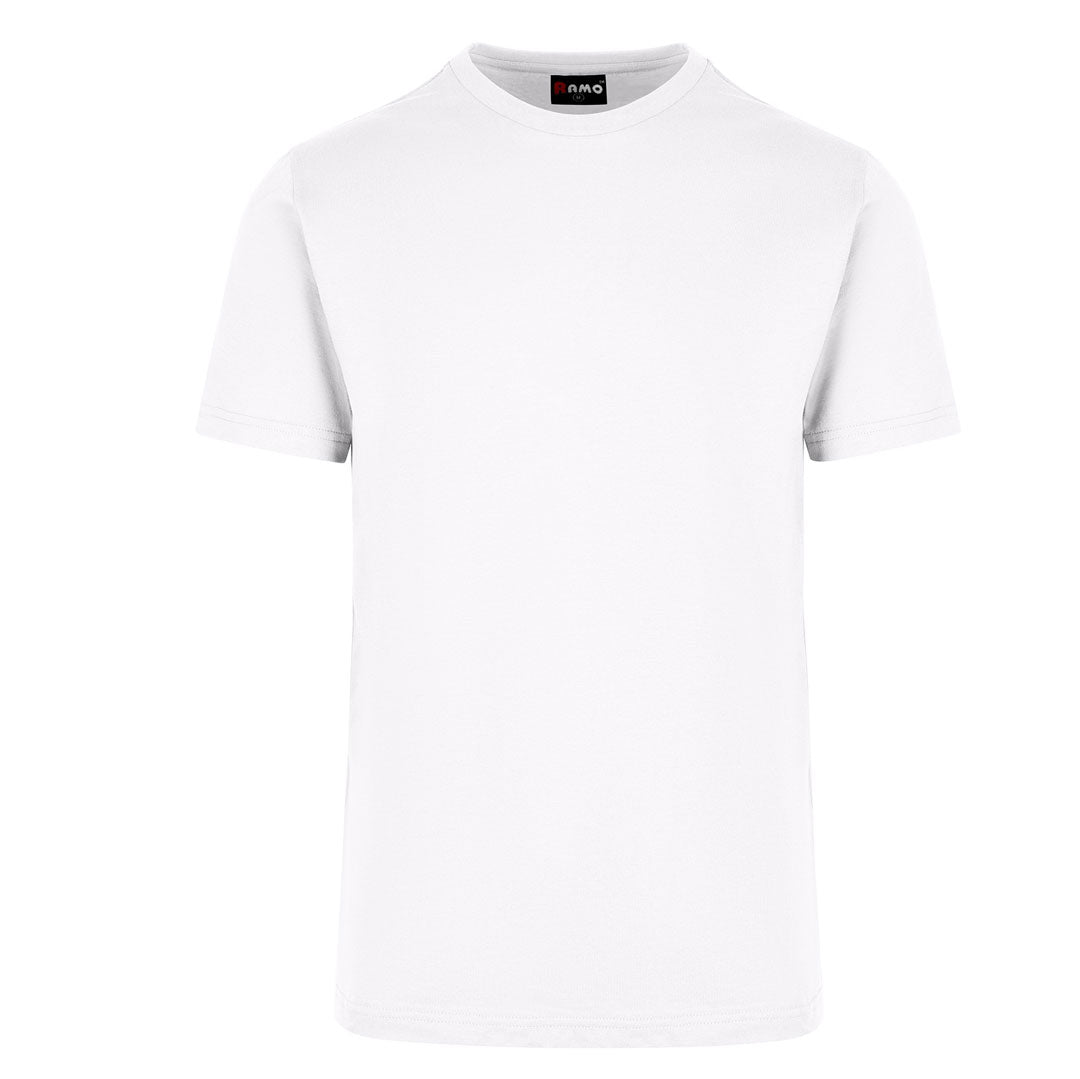 House of Uniforms The American Style Crew Tee | Men Ramo White