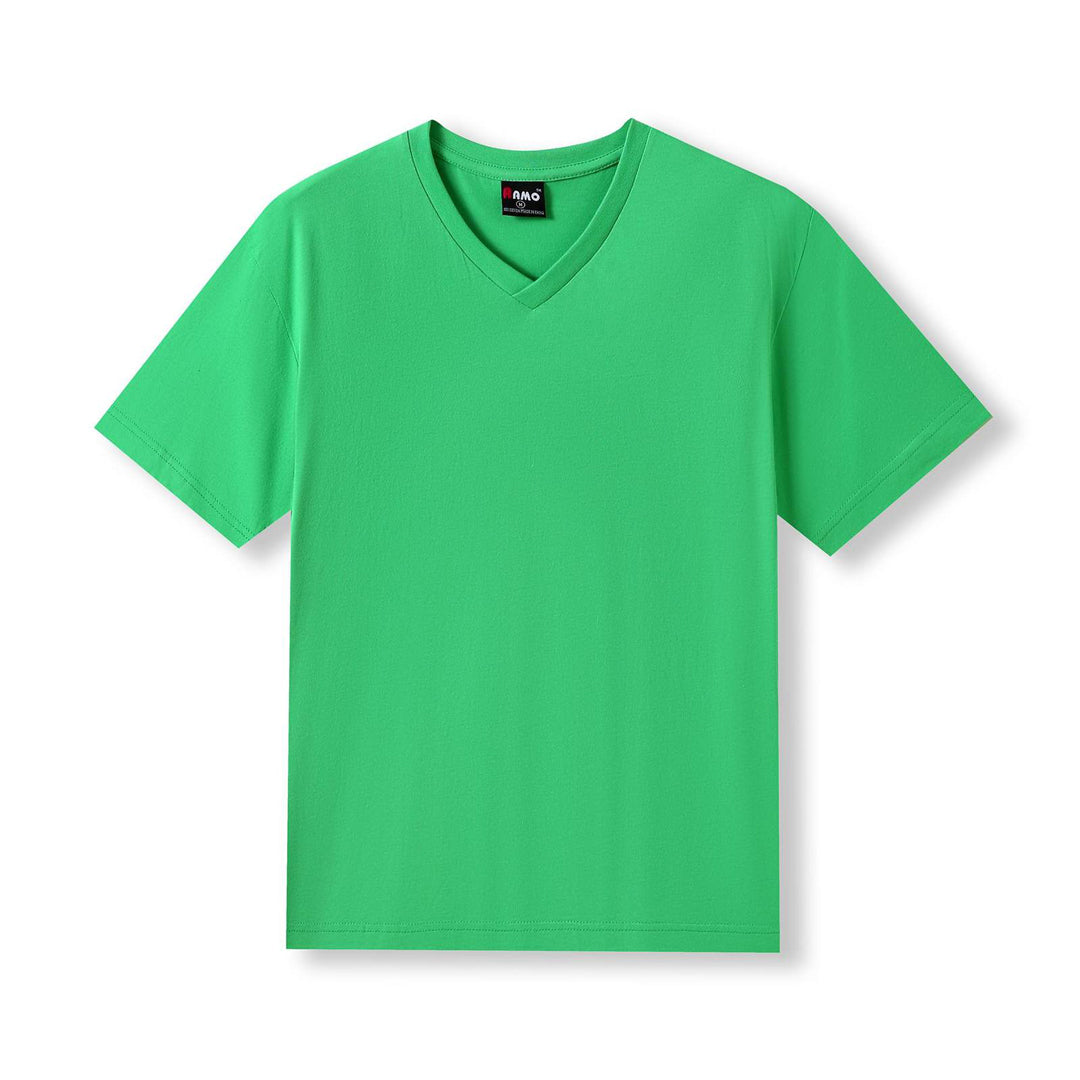 House of Uniforms The V-Neck Tee | Mens | Slim Fit Ramo Emerald