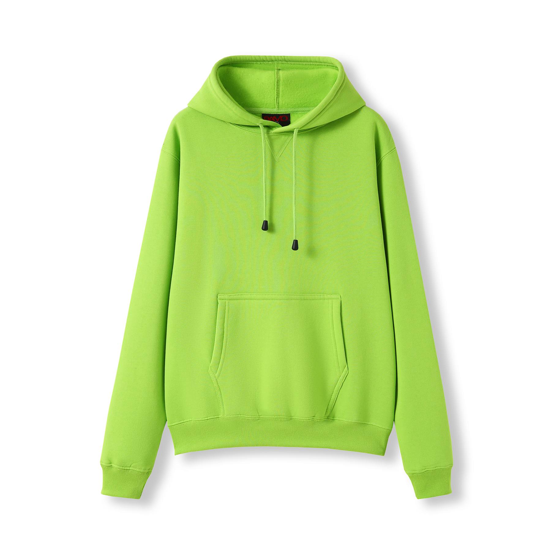 House of Uniforms The Kangaroo Pocket Pull On Hoodie | Ladies Ramo Lime