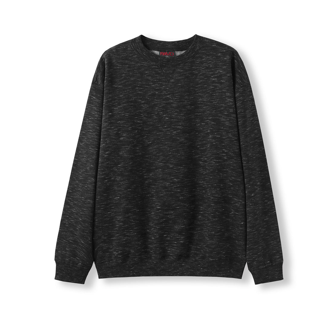 House of Uniforms The Crew Neck Sloppy Joe | Adults Ramo Black Marle