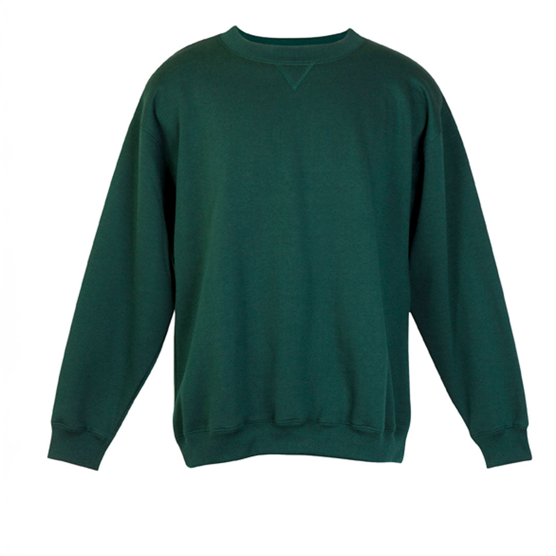 House of Uniforms Poly Cotton Fleece Sloppy Joe | Adult Ramo Bottlegreen