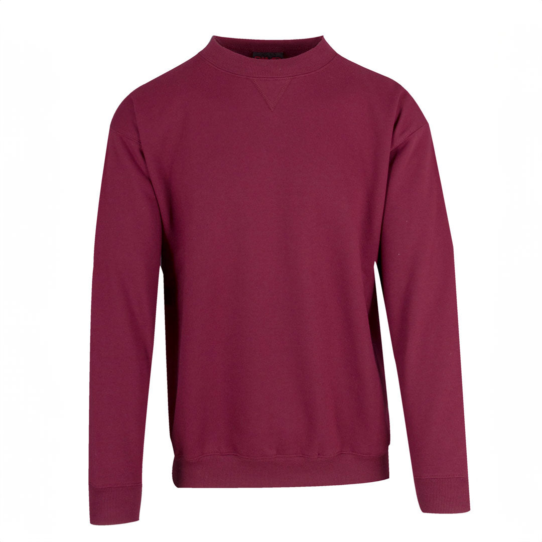 House of Uniforms The Crew Neck Sloppy Joe | Adults Ramo Maroon