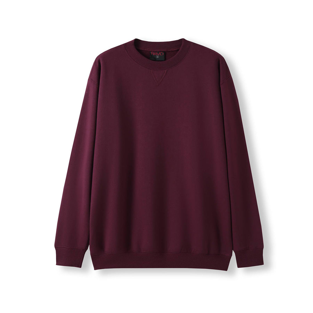 House of Uniforms The Crew Neck Sloppy Joe | Adults Ramo Maroon