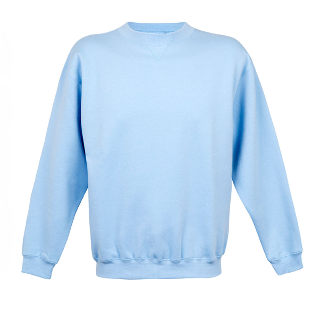 House of Uniforms The Crew Neck Sloppy Joe | Adults Ramo Sky Blue