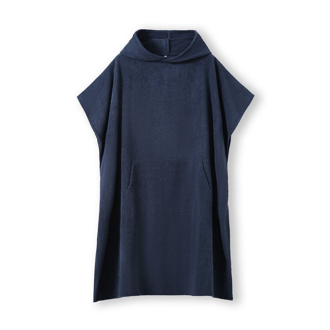 House of Uniforms The Hooded Towel | Adults Ramo Navy