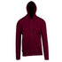 House of Uniforms The Kangaroo Pocket Zipped Hoodie | Mens Ramo Maroon