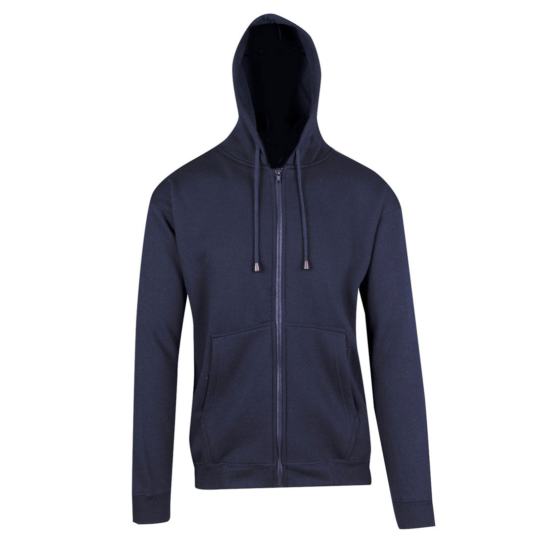 House of Uniforms Kangaroo Pocket Zipper Hoodie | Mens Ramo Navy