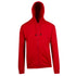 House of Uniforms The Kangaroo Pocket Zipped Hoodie | Mens Ramo Red