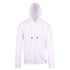 House of Uniforms The Kangaroo Pocket Zipped Hoodie | Mens Ramo White