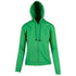 House of Uniforms The Kangaroo Pocket Zipped Hoodie | Ladies Ramo Emerald