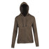 House of Uniforms The Kangaroo Pocket Zipped Hoodie | Ladies Ramo Khaki