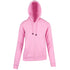 House of Uniforms The Kangaroo Pocket Zipped Hoodie | Ladies Ramo Pink