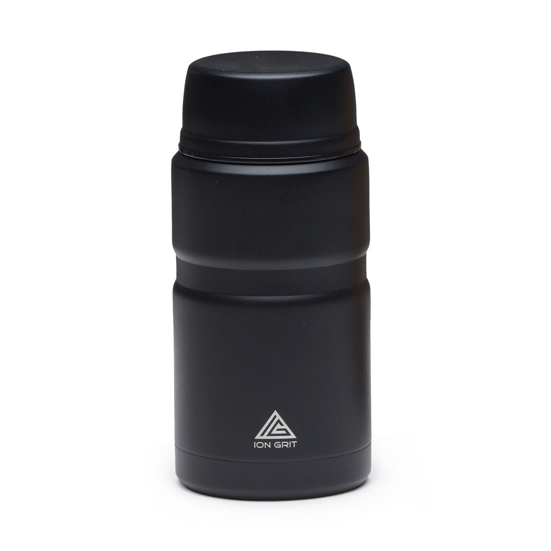 House of Uniforms The Work Fuel Food Thermos | 750ml Ion Grit Black