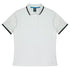 House of Uniforms The Portsea Polo | Mens | Short Sleeve Aussie Pacific White/Slate
