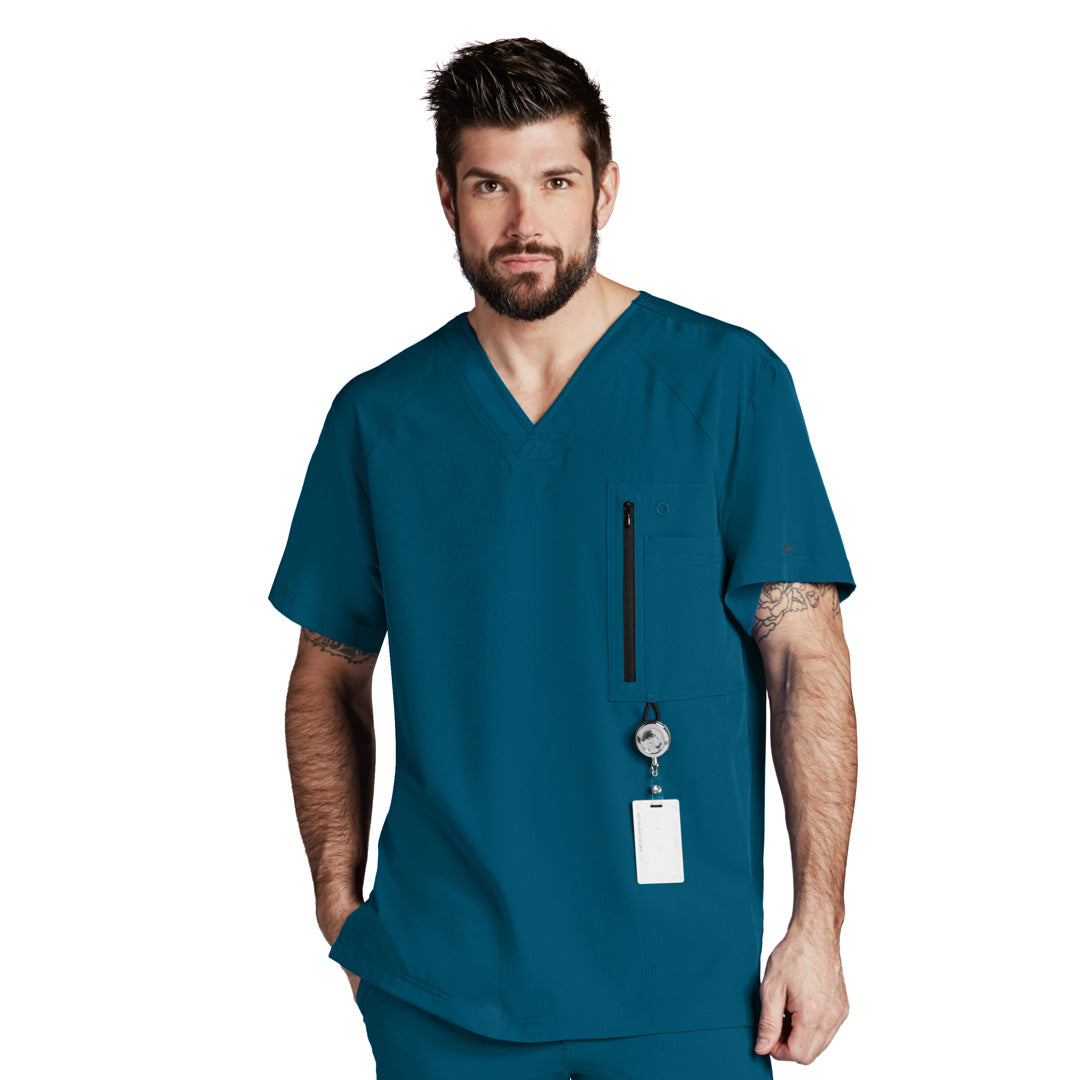 House of Uniforms The Amplify Scrub Top | Mens | Barco One Barco One Bahama
