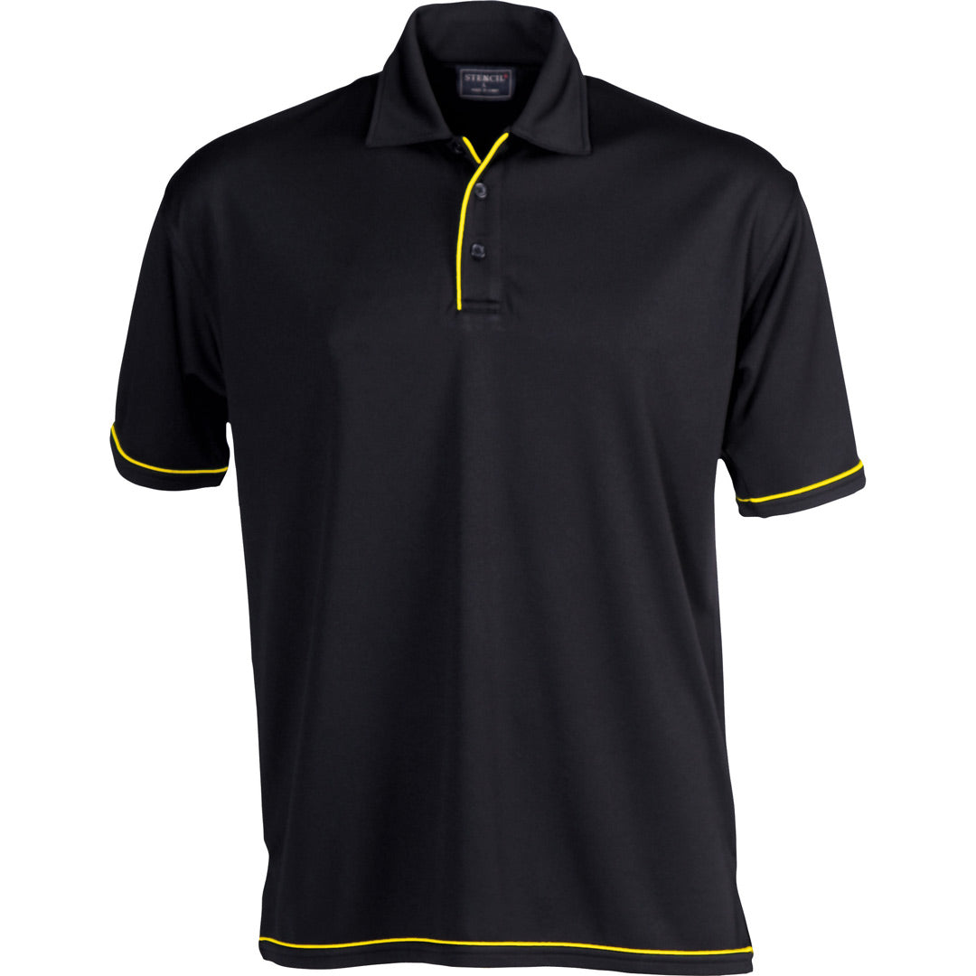 The Cool Dry Polo | Mens | Black/Gold