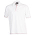 House of Uniforms The Cool Dry Polo | Mens | Short Sleeve | Plus Stencil White/Red