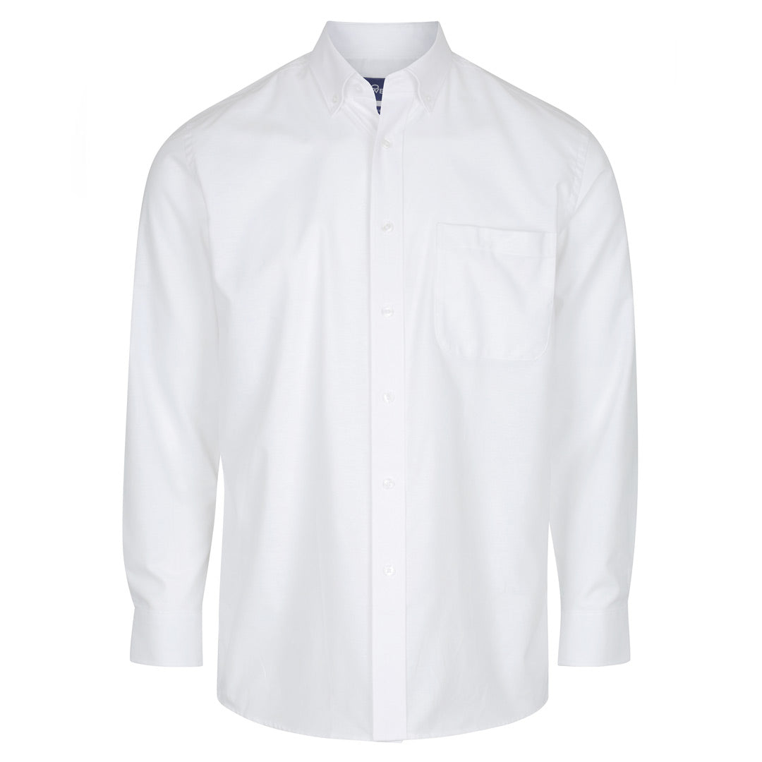 House of Uniforms The Oxford Shirt | Mens | Long Sleeve Gloweave White