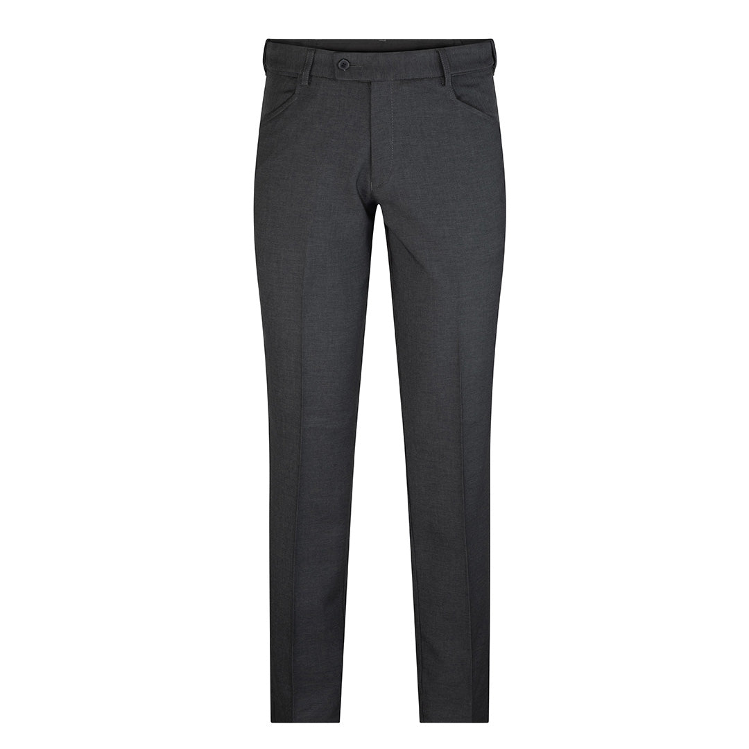 House of Uniforms The Slim Cut Pant | Wool | Mens LSJ Collection Charcoal