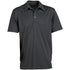 House of Uniforms The Glacier Polo | Mens | Short Sleeve Stencil Charcoal