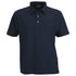 House of Uniforms The Argent Polo | Mens | Short Sleeve Stencil Navy