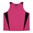 House of Uniforms The Eureka Singlet | Mens Aussie Pacific Pink/Black