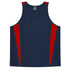 House of Uniforms The Eureka Singlet | Mens Aussie Pacific Navy/Red
