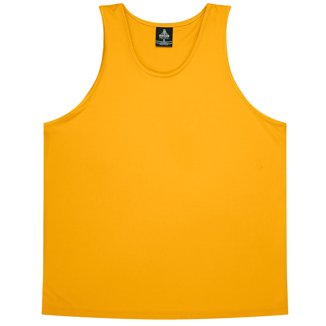 House of Uniforms The Botany Singlet | Mens Aussie Pacific Gold