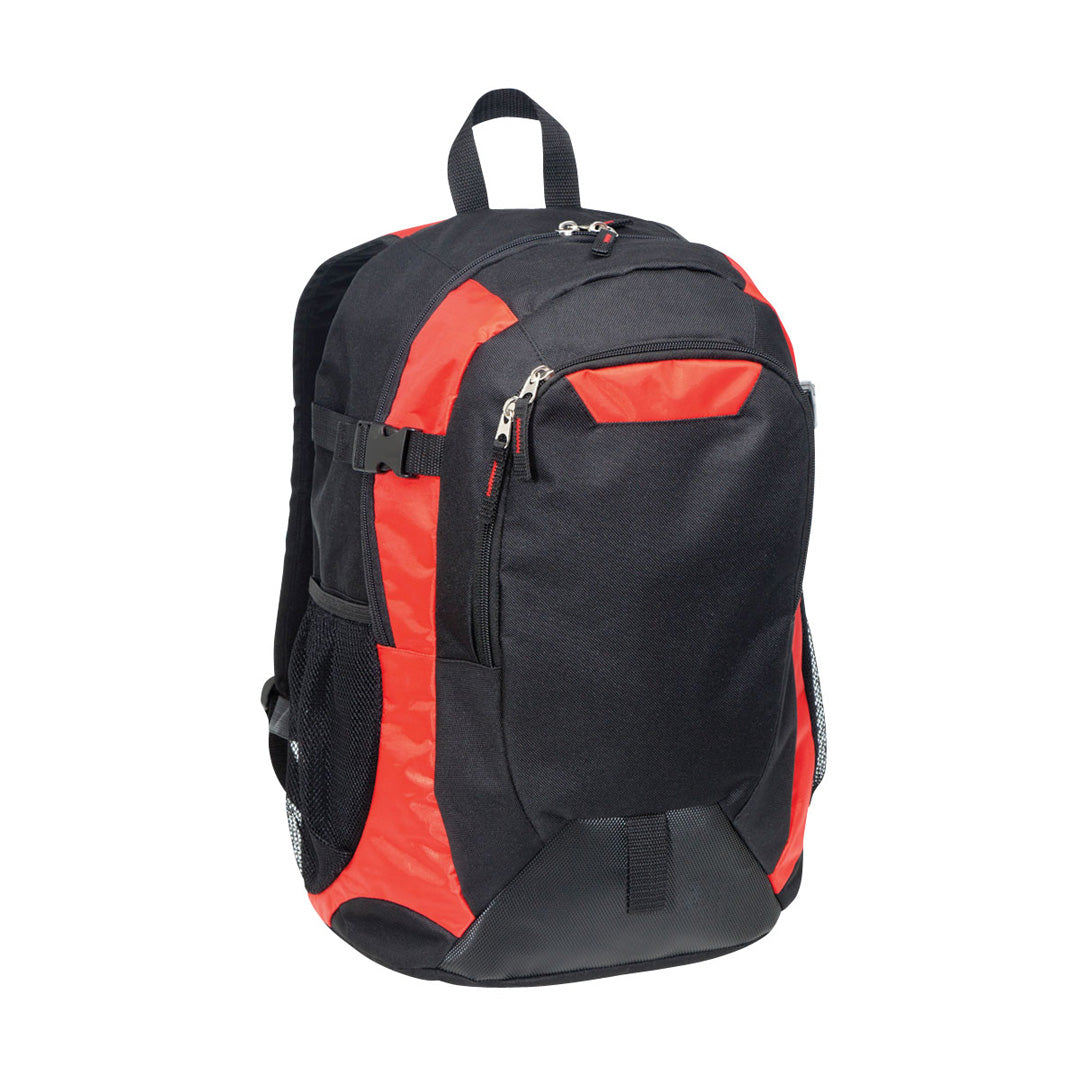 House of Uniforms The Boost Laptop Backpack Legend Black/Red