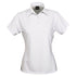 House of Uniforms The Silvertech Polo | Ladies | Short Sleeve Stencil White/Silver