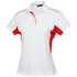 House of Uniforms The Freshen Polo | Ladies | Short Sleeve Stencil White/Red